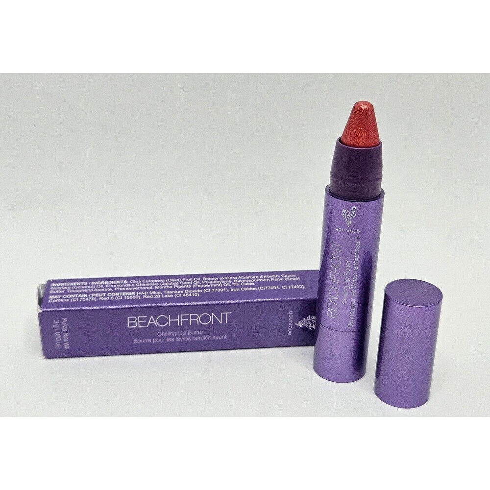 Younique Beachfront Chilling Lip Butter in Shade Sunrise Glow NEW in box